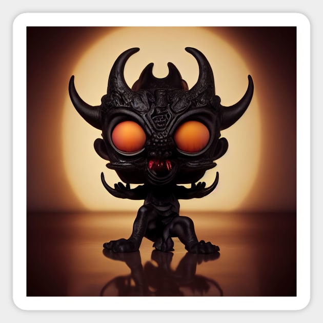 Azazel  - Ancient Gods &  Demons (imaginary) Pops series 2 Sticker by Pugosaurus